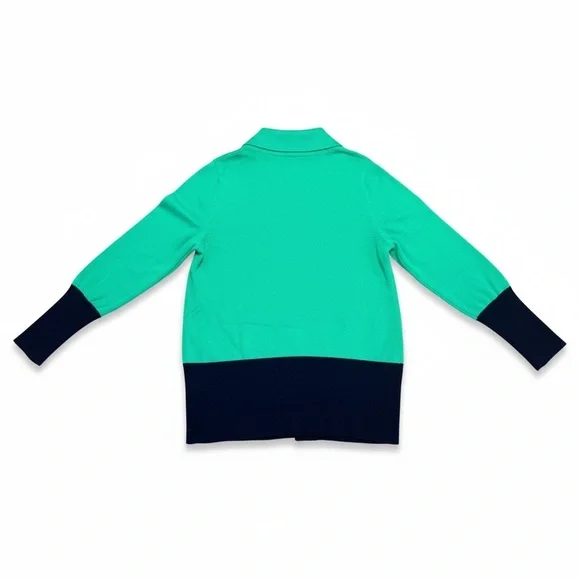 New York & Company Green & Blue Cardigan Sweater | Size M - Picture 5 of 9